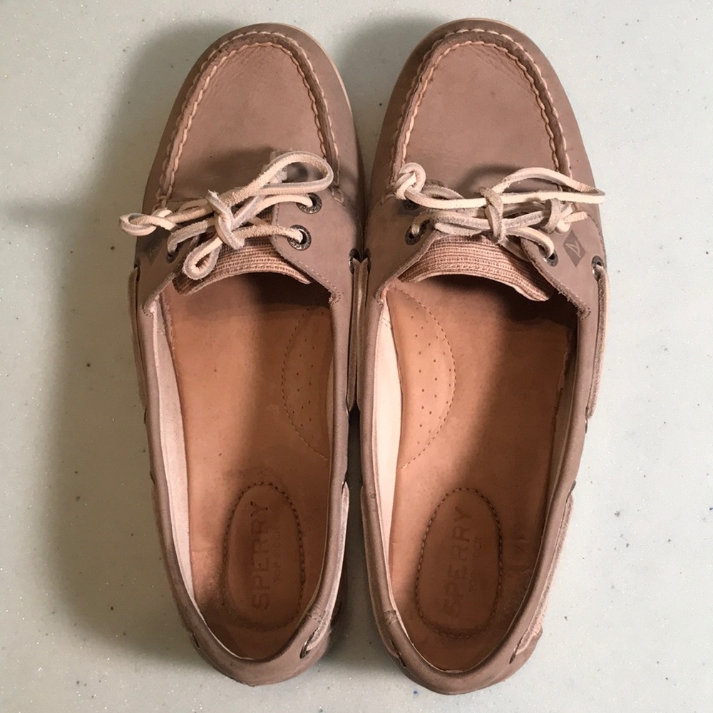 Sperry angelfish boat shoes in gray